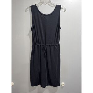 Womens Columbia Athletic Dress Coverup Tie Waist Black‎ Pockets Small